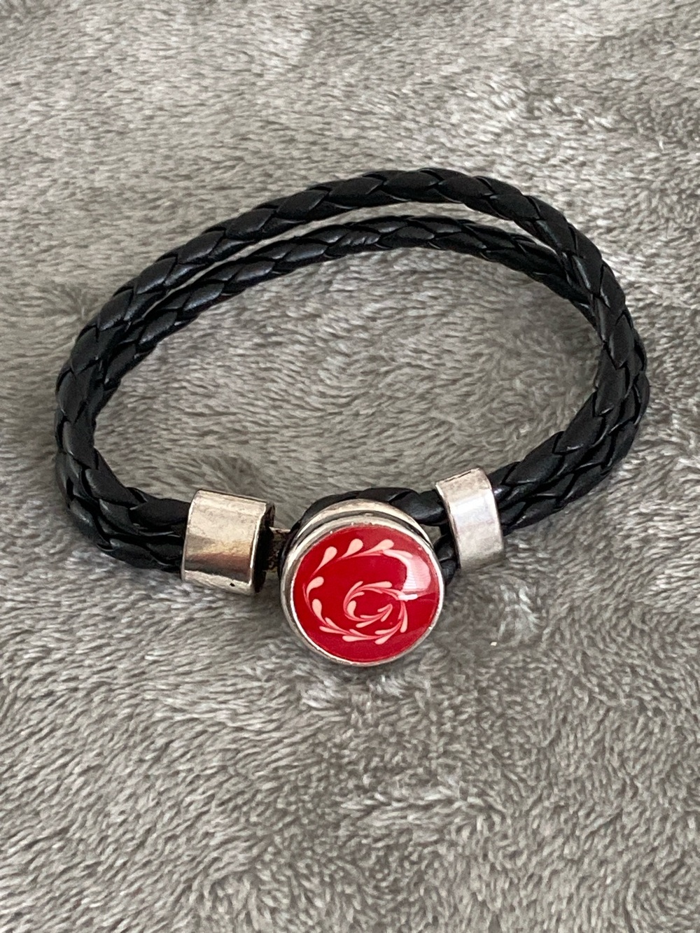 Multi layer interchangeable braided bracelet